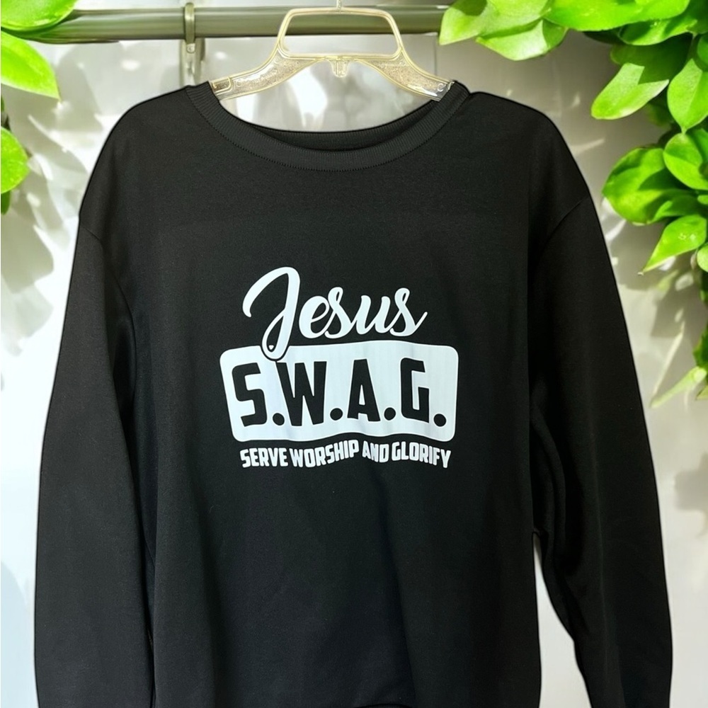 SHEIN Black Polyester Apparel☑️